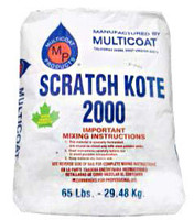 T8030 MULTICOAT SCRATCH KOTE SYSTEM 65 LB BAG (175 SQ FT ROLLING)