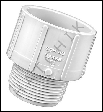 U2210 MALE ADAPTOR 1-1/4" F-SLIP X 1" MPT