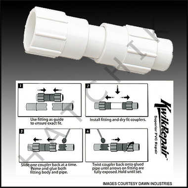 U4276 KWIKREPAIR 4" X 4" COUPLING COUPLER