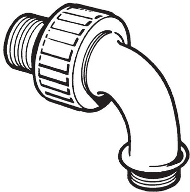 U6520 HAYWARD SP1485 UNION ELBOW W/ 1-1/2IN MIP ENDS - SHORT