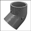 U6920 ELBOW (45) SCH 80  2" SLIP