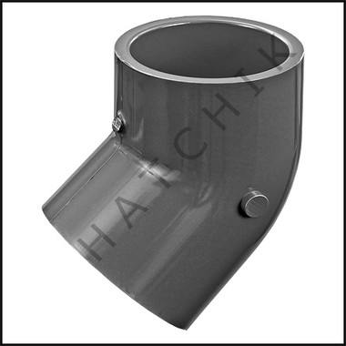 U6920 ELBOW (45) SCH 80  2" SLIP