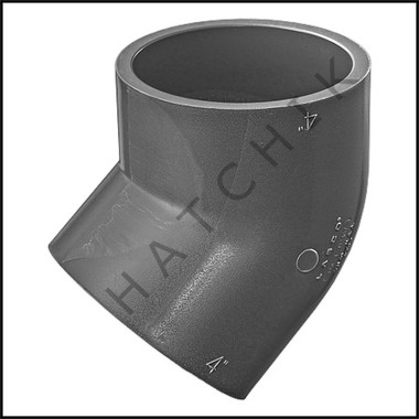 U6940 ELBOW (45) SCH 80 4" SLIP 817-040