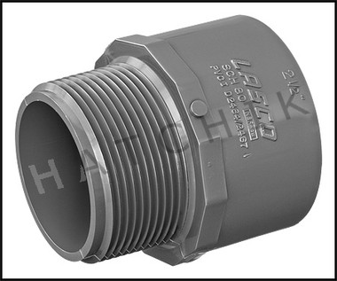 U7225 MALE ADAPTOR SCH 80 2-1/2" 836-025