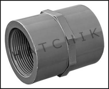 U7315 FEMALE ADAPTOR SCH 80 1-1/2" FPT X S