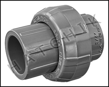 U7707 UNION LASCO 3/4" SLIP SCH 80