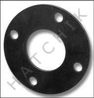 V1331 FLANGE GASKET - 3"      1/4"THICK NEOPRENE