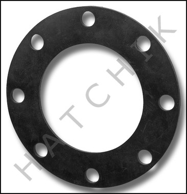 V1361 FLANGE GASKET - 6"      1/4" THICK NEOPRENE