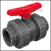 V1493 TVI TRUE UNION/SAFETY BLOCK 2-1/2 BALL VALVE  SLIP X SLIP  PVC