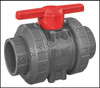 V1497 TVI TRUE UNION/SAFETY BLOCK 4 BALL VALVE  SLIP X SLIP  PVC