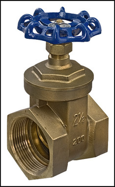 V1625 BRONZE GATE VALVE - 2-1/2