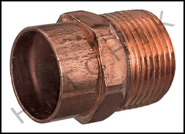 V1810 COPPER MALE ADAPTER 1