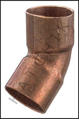 V2210 COPPER (45) ELBOW  1