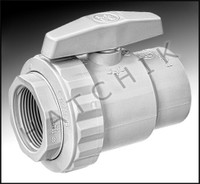 V4128 HAYWARD SP0722 TRIMLINE BALL VALVE 1-1/2"" FPT ABS