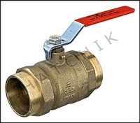 V4304 BRONZE BALL VALVE - 1-1/2 SWEAT