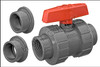 V4355 1-1/2" PVC BALL VALVE  SLIP/FPT TRUE UNION (USE V4058 IF OUT)