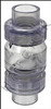 V4410 SPRING CHECK VALVE 1" CLEAR S X S DOUBLE UNION