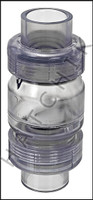 V4410 SPRING CHECK VALVE 1" CLEAR S X S DOUBLE UNION