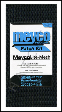 CM1912 MEYCO  MESH PATCH KIT (BLACK) RUGGED MESH SELF-ADHESIVE