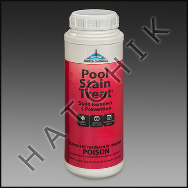 A3134 UNITED CHEMICAL POOL STAIN 12x2# TREAT  12 X 2 LB