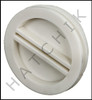 V5016 PLASTIC PLUG 1-1/2" WHITE FLAT