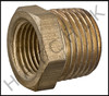 V5214 BRASS RED BUSHING 1/2" X 3/8 MPT X FPT