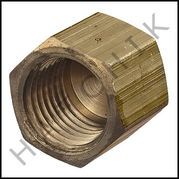 V5222 BRASS THREADED CAP  1/4