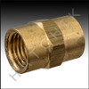 V5335 BRASS COUPLING - 1/4" PIPE ADAPTER ADAPTER