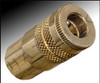 V5336 BRASS QUICK CONNECT 1/4" AIR COUPLER FPT X SNAP