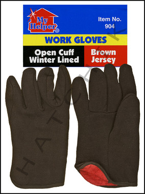 V7094 JERSEY WORK GLOVE/ RED LINED