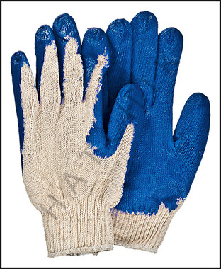 V7098 VINYL PALM GLOVES - BLUE