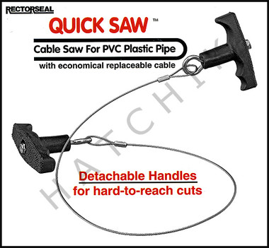 V7209 QUICK SAW - CABLE SAW FOR CUTTING PLASTIC PIPE