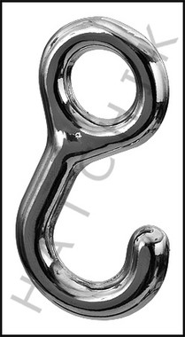 X1030 HOOK EYE-SMALL FOR 3/8" OR 1/2" EA 1/2" ROPE (1 EACH)