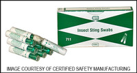 X1130 BEE AND INSECT STING SWABS 10 UNITS (CRUSHABLE)
