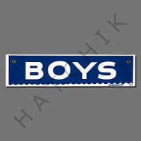 X4018 SIGN-"BOYS" #40314 #40314