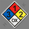 X4027 CHEMICAL SIGN (ALUMINUM)