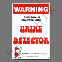 X4058 SIGN-"URINE DETECTOR" #41350 #41350