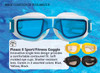 Y1011 POOLMASTER #94850 PIZAZZ II SWIM GOGGLES