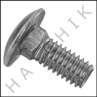 Y2227 DUNN-RITE #CB51634 5/16" X 3/4 CARRIAGE BOLT, SPLASH & SLAM