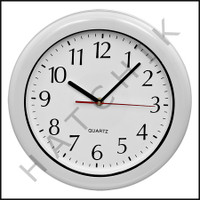 Y3064 12" ABS OUTDOOR CLOCK- WHITE 12" CLOCK (WHITE)