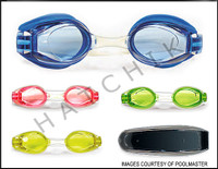 Y3106 POOLMASTER #94980 V-5 VIEW SWIMMING GOGGLES
