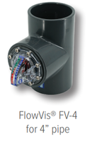 H7125 FLOWVIS FLOW METER 4IN 160-300 GPM INCLUDES 4IN TEE