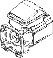 K4660 PENTAIR MOTOR 1HP 3PH TEFC FLANGED SQUARE FLANGED ALMOND #354805S