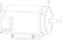K4744 PENTAIR EQ REPL MOTOR 5HP/3PH TEFC /208-230/460V  182JMZ FR