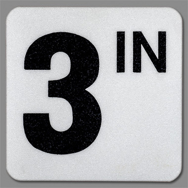 T4473 DECK MARKER - VINYL NON-SKID 3 IN        6IN X 6
