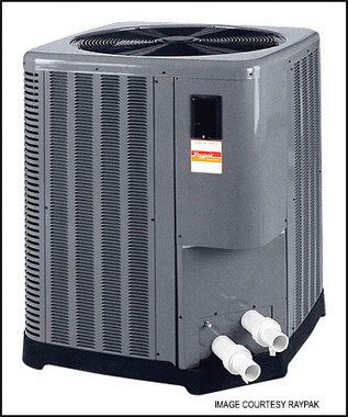 J5070 RAYPAK R8450ti-E-HC HEAT PUMP 220V