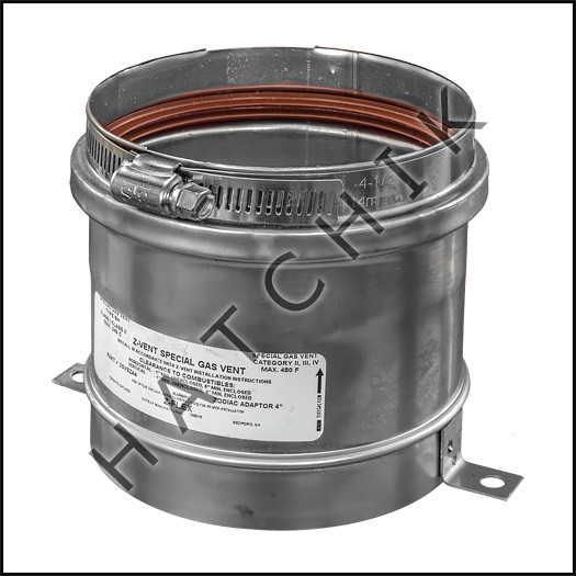 JANDY R0731100 4" VENT ADAPTER JXi FOR JXi HEATER