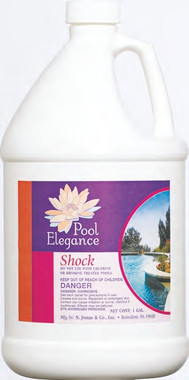 A3914 JONAS POOL ELEGANCE SHOCK 1 GALLON (4 X 1 GAL.)