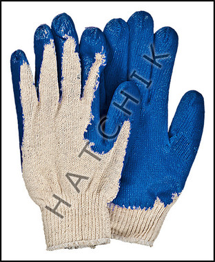 V7096 VINYL PALM GLOVES - BLUE (X-LARGE) SOLD IN PAIRS