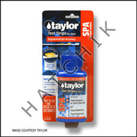 B1052 TAYLOR TEST STRIPS 5-WAY TOT-BR/ TOT-CL/pH/ALK/HARD 50cT #S-1332